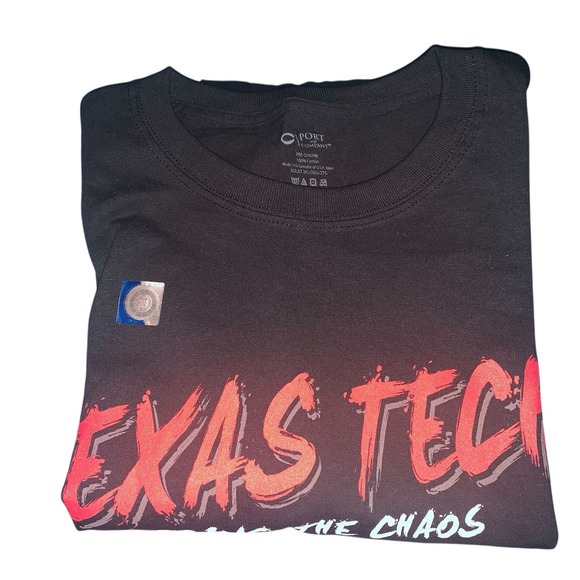 Port And Company Texas Tech Graphic   T-Shirt Black 2XL NOS "Let's Get Weird". - Picture 1 of 7